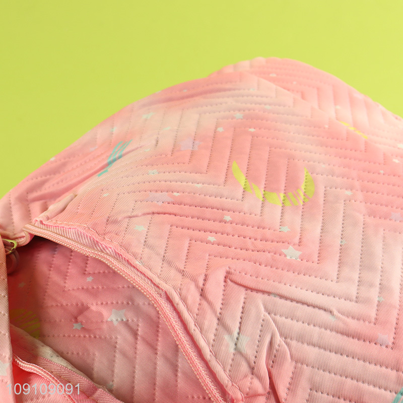 China factory 3pcs pink students school bag pencil bag shoulder bag set