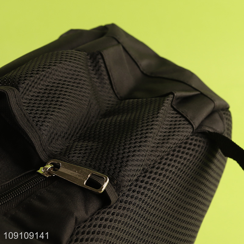 Most popular black portable causal sports backpack laptop backpack