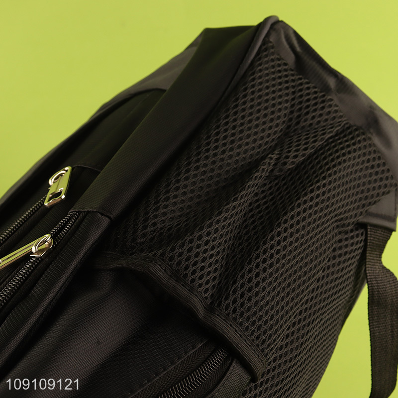 Top selling black portable casual sports backpack laptop bag wholesale