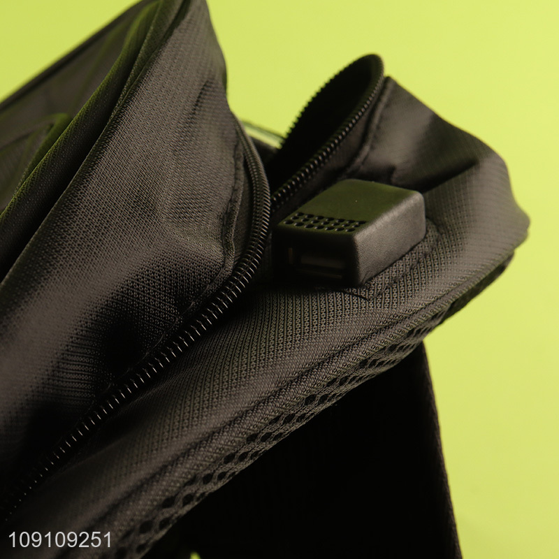 New arrival black USB charging causal sports backpack laptop backpack