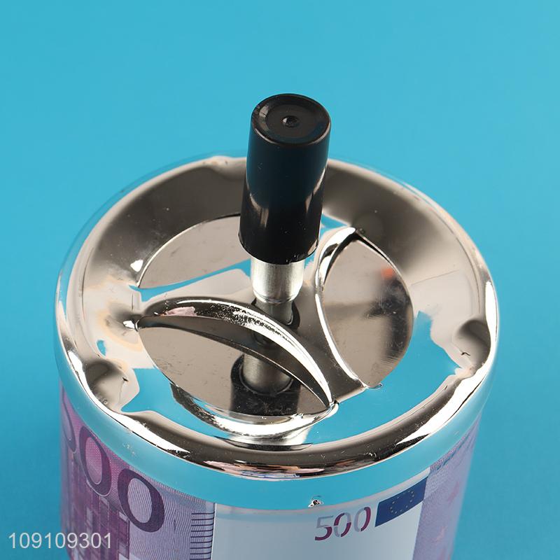 China products household desktop metal ashtray with lid