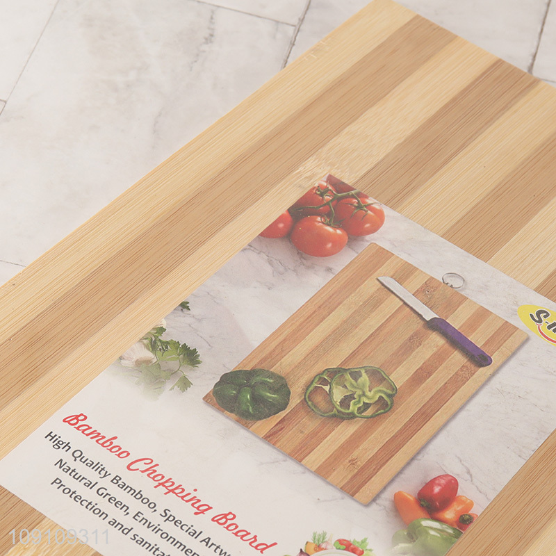 Most popular kitchen bamboo rectangle chopping block cutting board