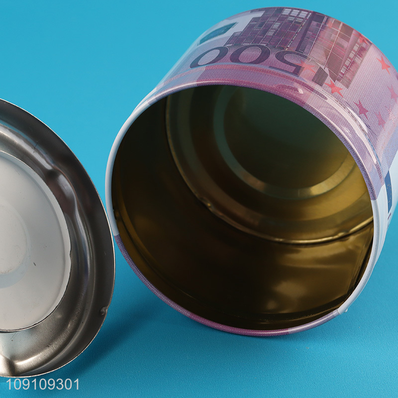 China products household desktop metal ashtray with lid