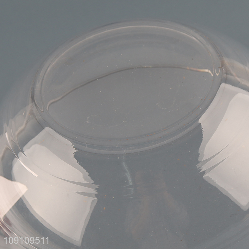 Good selling clear glass salad bowl food container bowl wholesale