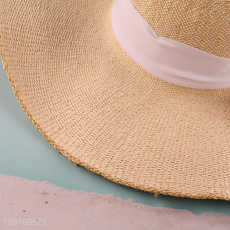 China factory outdoor summer sun hat women fashionable straw hat