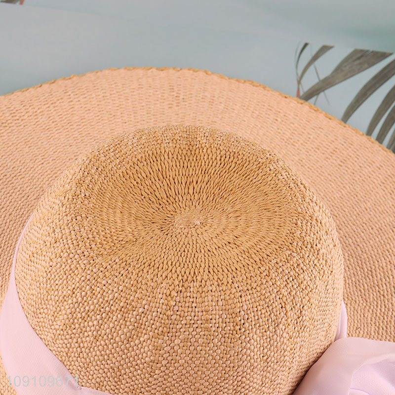 China factory outdoor summer sun hat women fashionable straw hat