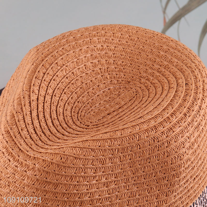 Best selling fashionable men outdoor summer straw hat sun hat