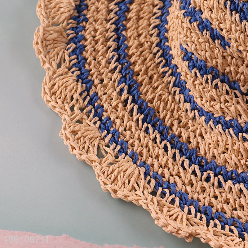 Good quality summer outdoor breathable ladies straw hat sun hat