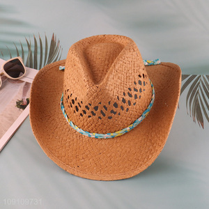 Popular products breathable summer straw hat sun hat for sale