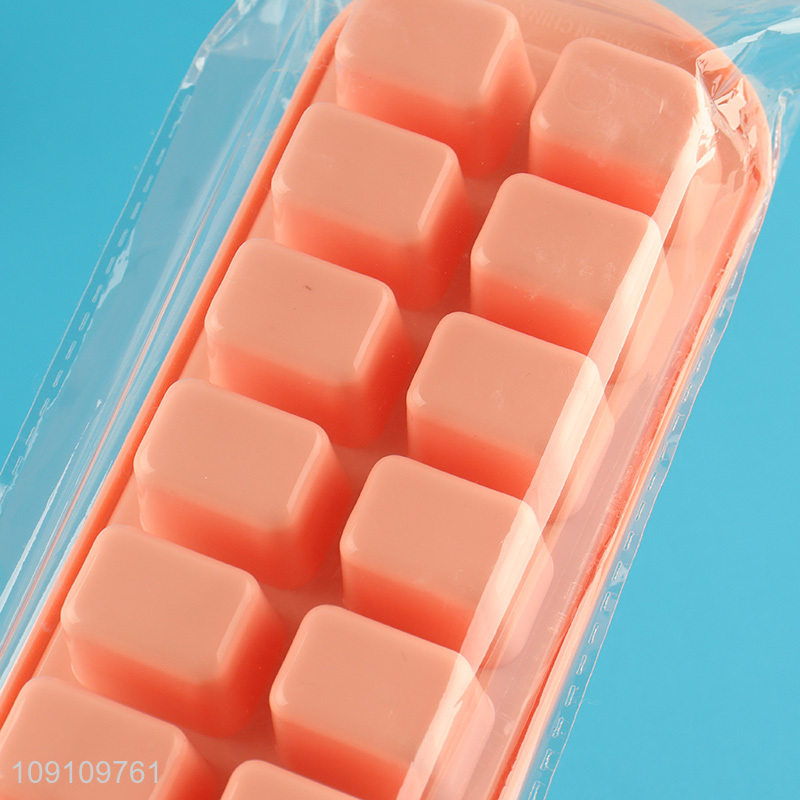 Factory Price 16-Cavity BPA Free Plastic Ice Cube Tray with Lid