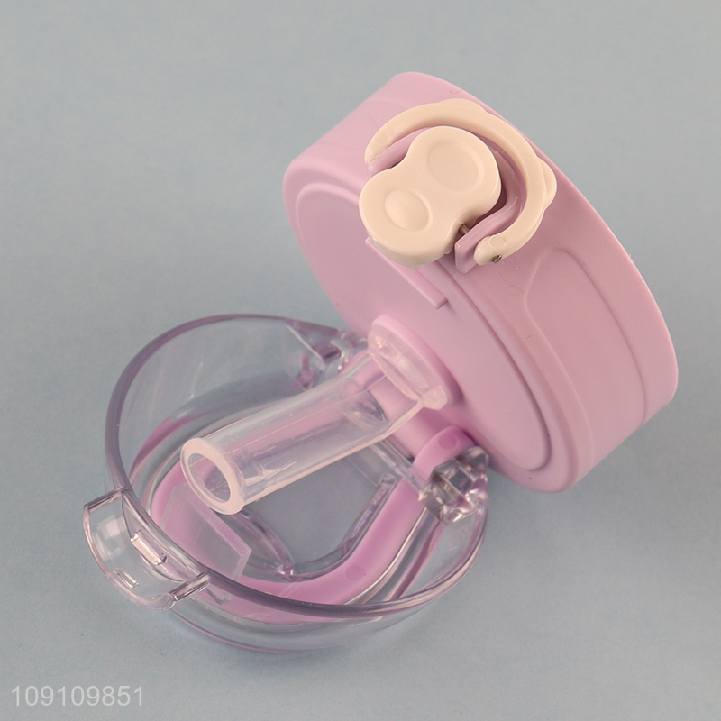 China factory multicolor plastic water bottle drinking bottle with straw