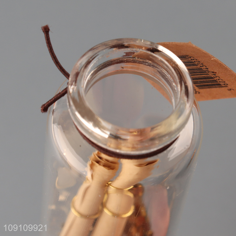 Top selling glass crafts drift bottle wishing bottle for gifts