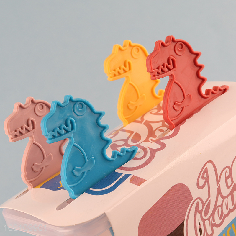 Most popular cartoon stick 4pcs ice pop mold popsicle mod