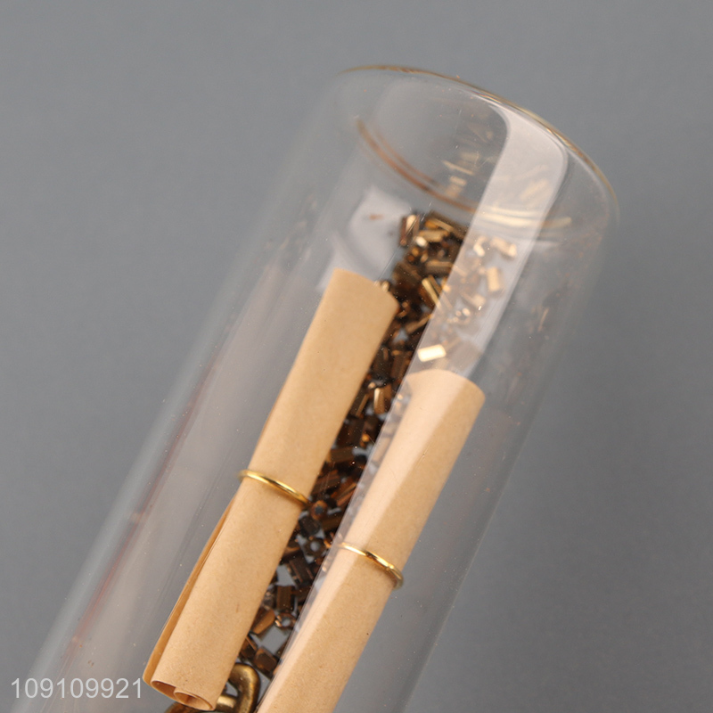 Top selling glass crafts drift bottle wishing bottle for gifts