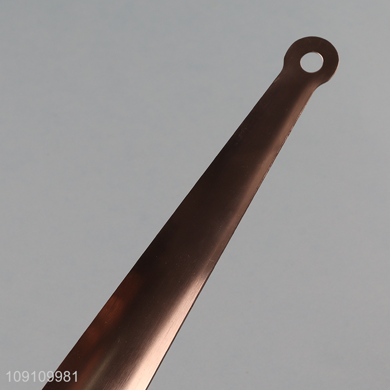 Yiwu market stainless steel long handle shoes horns shoes lifter