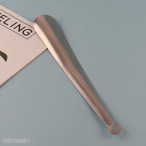 Yiwu market stainless steel long handle shoes horns shoes lifter