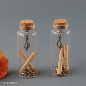 Top selling glass crafts drift bottle wishing bottle for gifts