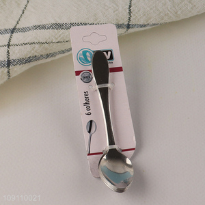 Top quality stainless steel home restaurant tableware spoon set