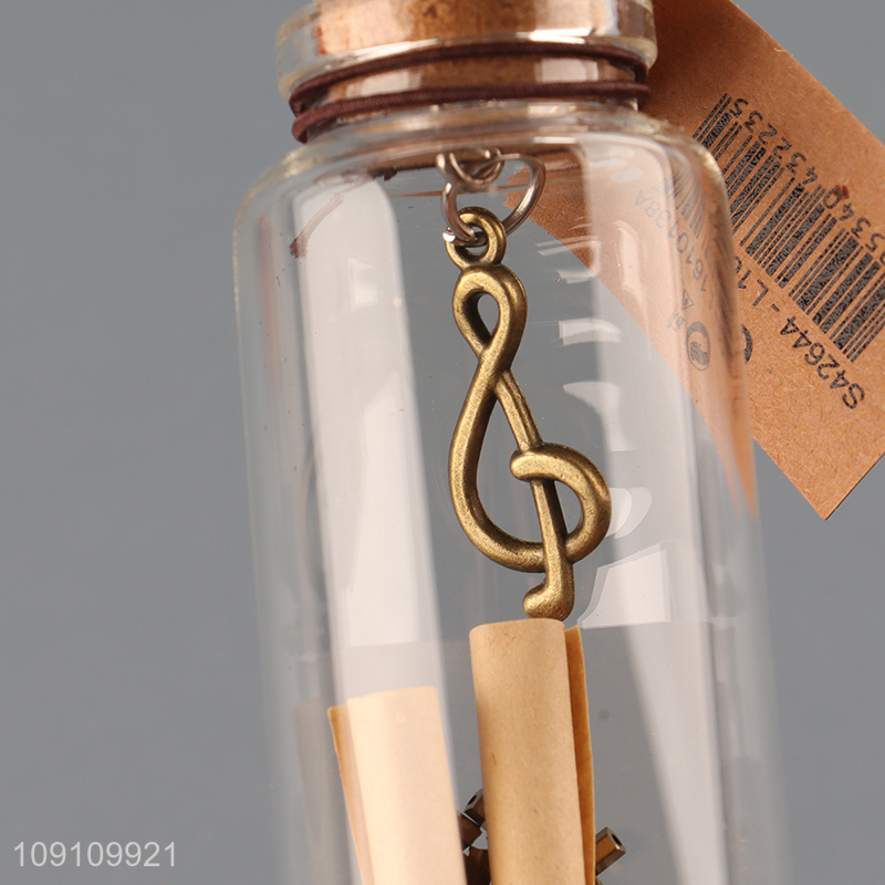 Top selling glass crafts drift bottle wishing bottle for gifts