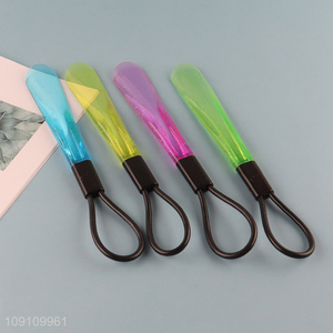 Good selling multicolor plastic shoes accessories shoes horns