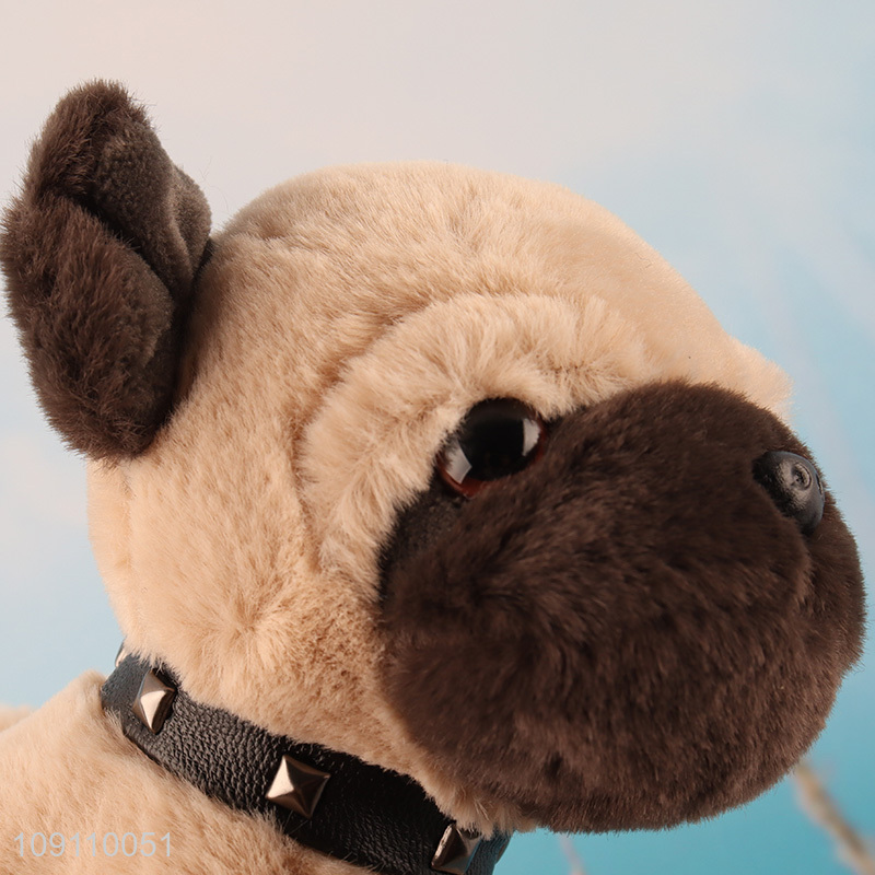 Good selling plush puppy pendant portable keychain wholesale