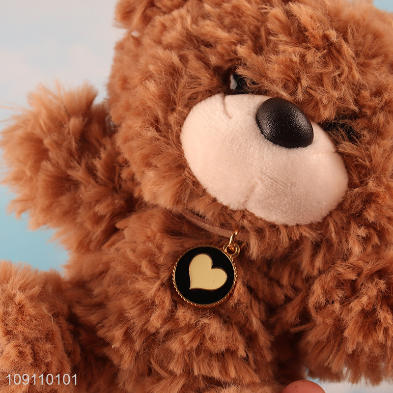 Low price cartoon plush bear pendant keychain for gifts