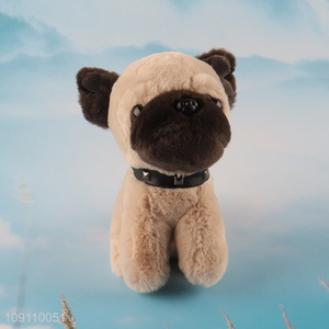 Good selling plush puppy pendant portable keychain wholesale