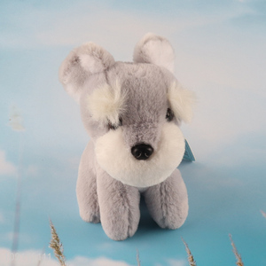 Best sale portable plush puppy pendant keychain wholesale