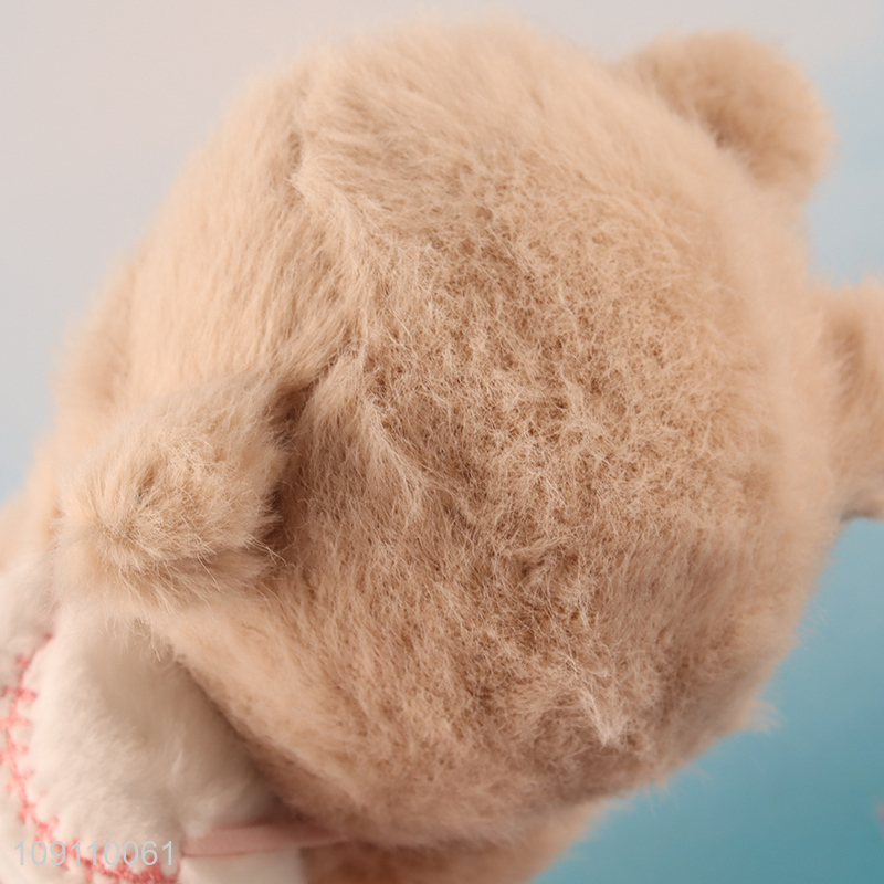 Popular products baseball bear shape plush pendant keychain for gifts