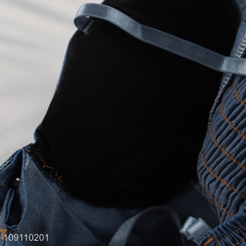 New Product Denim Cami Crop Top Tank Top for Women and Girls