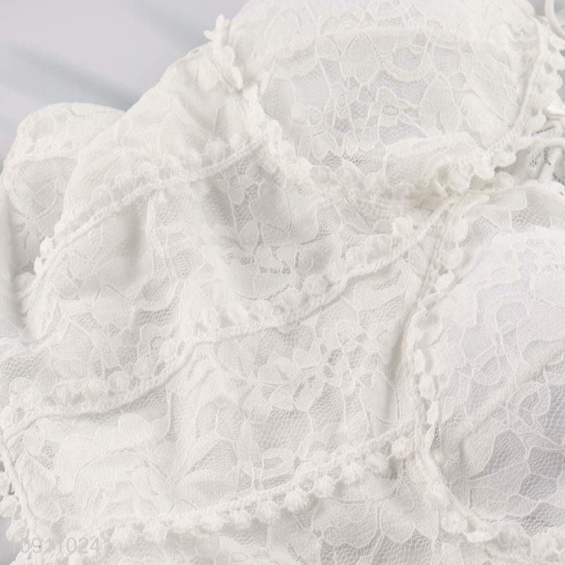 Hot Selling Women's Lace Crop Tops Strap Camisole Tank Tops