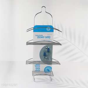 Wholesale 3 Tier Metal Wire Shower Caddy Hanging Bathroom Shelves Racks