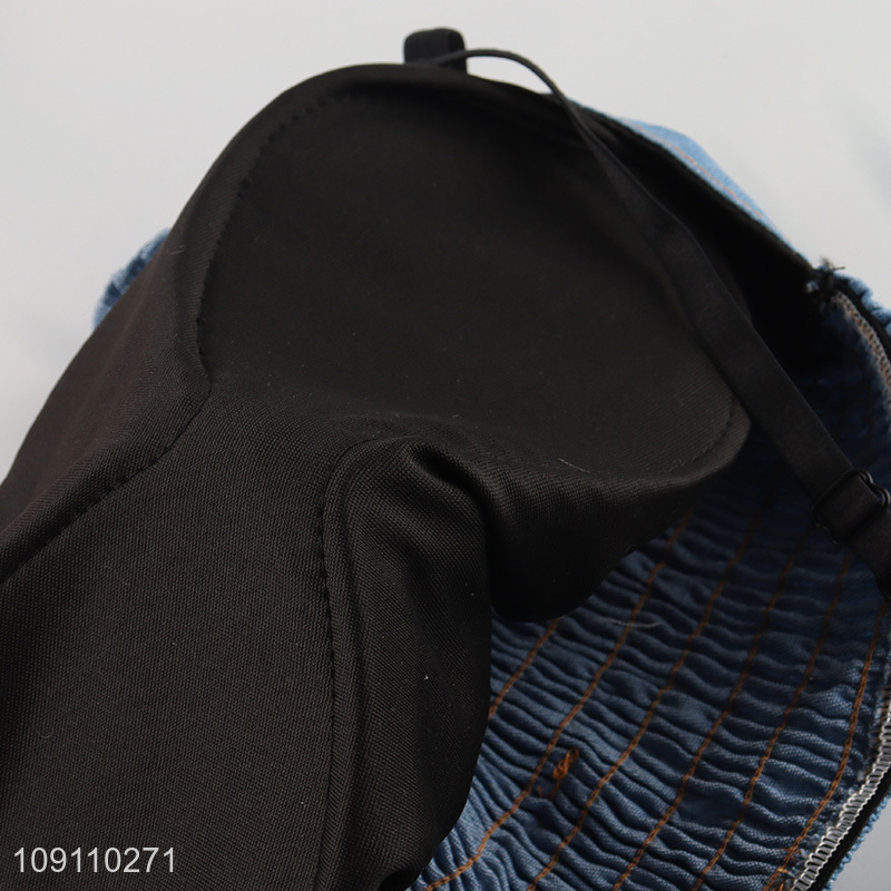 Hot Sale Women's Denim Bustier Crop Top Bra Sexy Vest Bralette