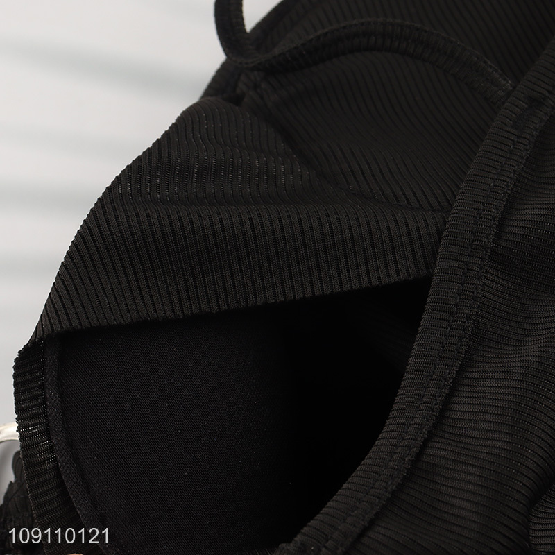 Factory Supply Women's Strap Crop Top Cami Bra Top for Outer Wear