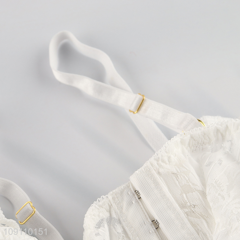 Online Wholesale Padded Lace Tank Top Strap Crop Top for Women