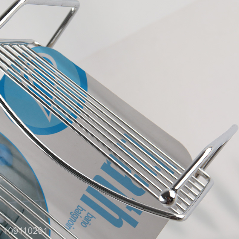 Wholesale 3 Tier Metal Wire Shower Caddy Hanging Bathroom Shelves Racks