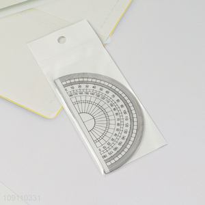 Hot Selling Plastic Protractor 180 Degrees Math Protractor for School