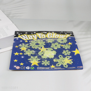 Hot Selling Glow in The Dark Christmas Window Clings Christmas Decoration