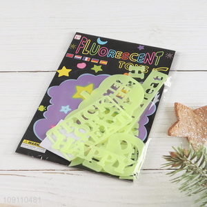 Low Price Glow in The Dark Luminous Halloween Wall Stickers for Bedroom Decor