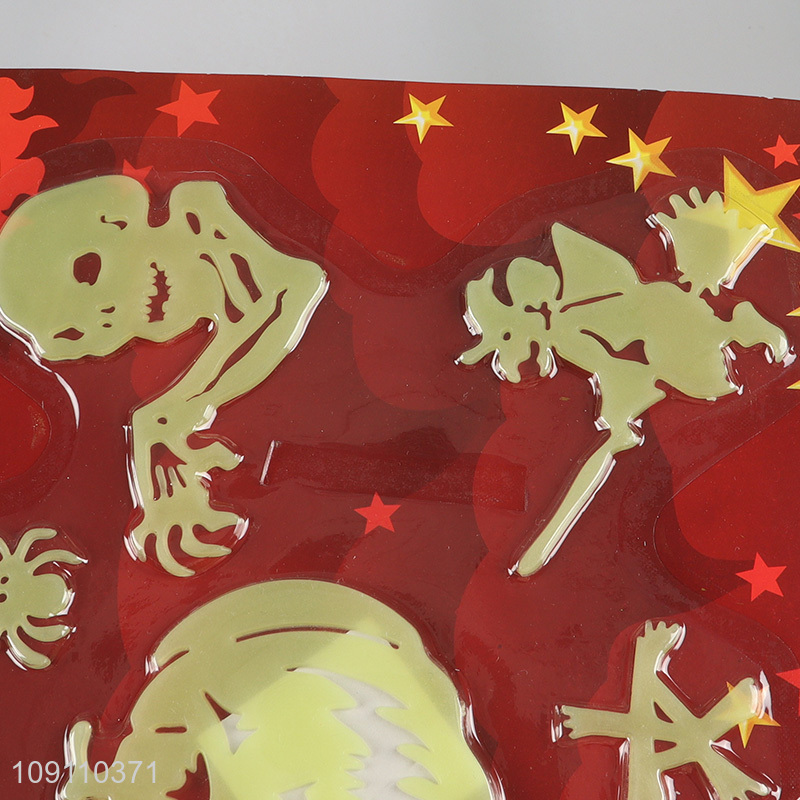 New Arrival Glow in The Dark Halloween Window Clings Halloween Decoration