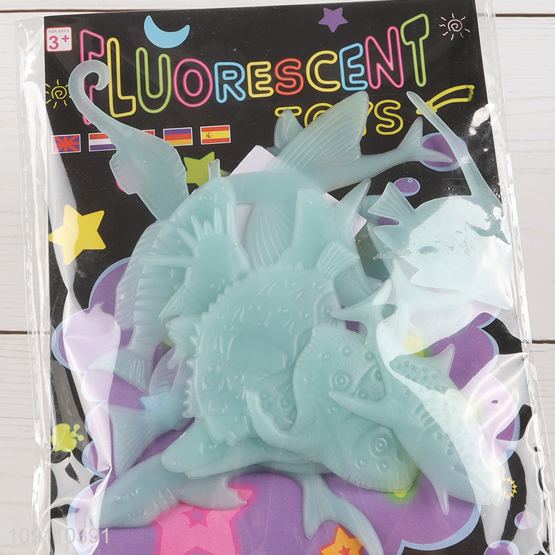 Wholesale Glow in The Dark Wall Stickers Marine Animal Fluorescent Stickers
