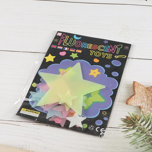 New Arrival Glow in The Dark Star Wall Stickers Fluorescent Stickers for Kids