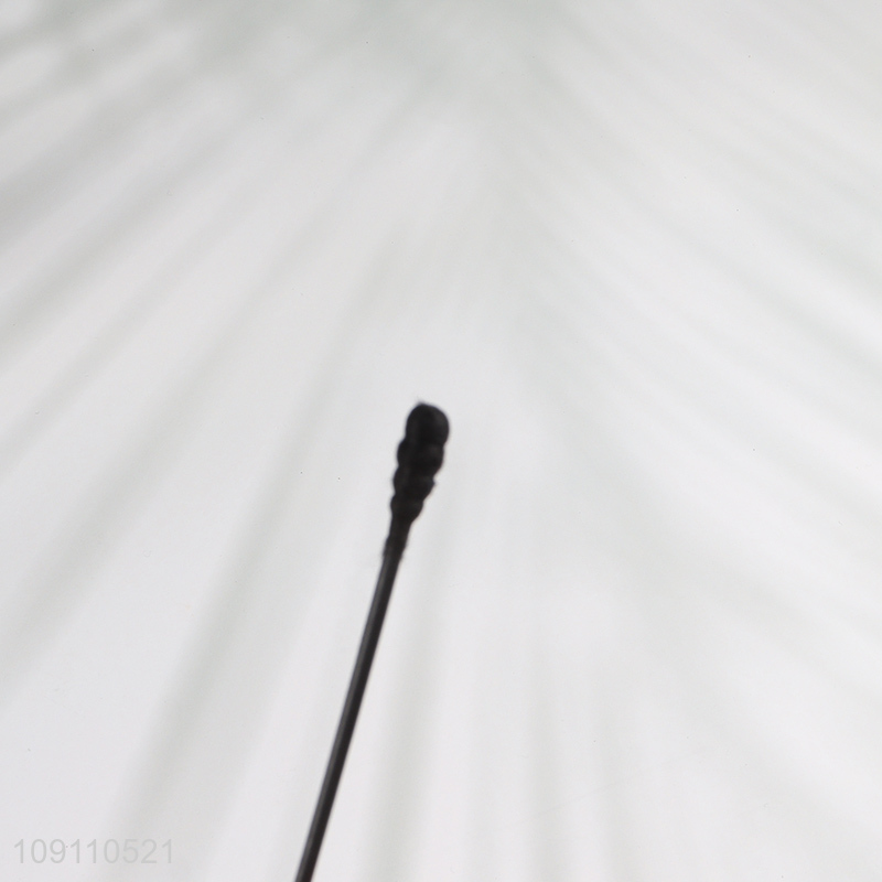 Good Quality 100 Count Ear Cleaner Swabs Double Ended Black Cotton Swabs