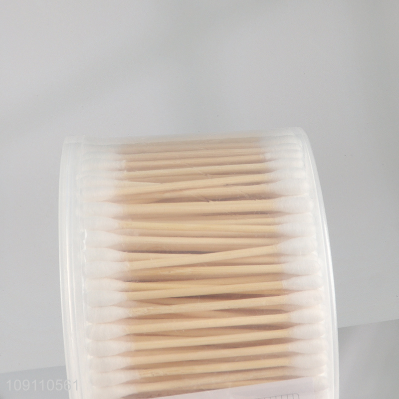 Factory Price 1000 Count Bamboo Cotton Swabs Double Ended Cotton Buds