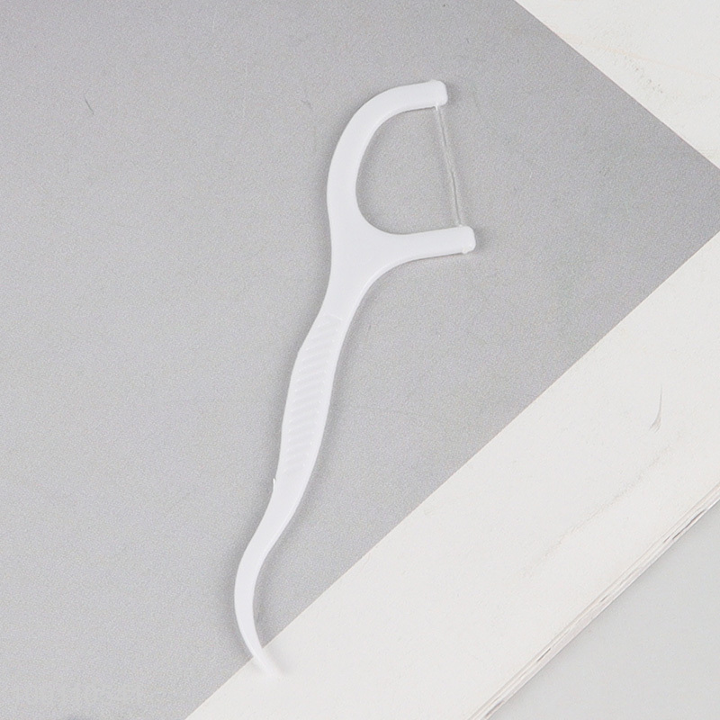 Wholesale 50 Count Disposable Dental Floss Picks for Teeth Cleaning