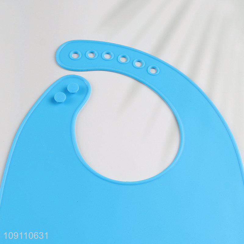 China Imports Waterproof Adjustable Silicone Baby Bibs for Toddlers