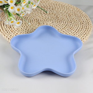 Hot Selling Star Shaped Silicone Baby Feeding Bowl With Suction Cup