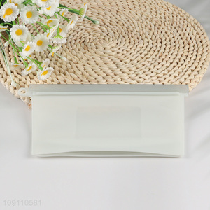 Factory Price Reusable Stand Up Freezer Bag Silicone Food Storage Bag