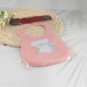 Factory Price Cute Silicone Baby Bibs Feeding Bibs for Babies Infants