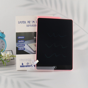 Most popular 14inch children rechargable LCD writing tablet painting tablet